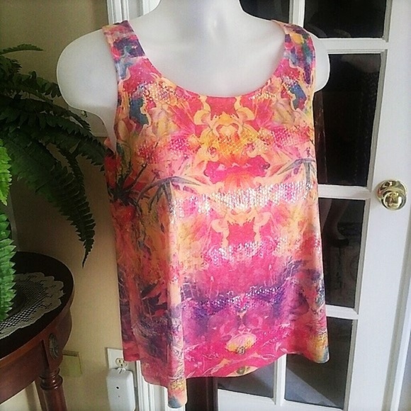 Lane Bryant Tops - Cool Sequined Lane Bryant Tank 14W 16W